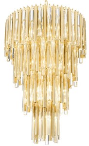 Casa Padrino Luxus Kronleuchter Gold Durchmesser 57 x H. 88 cm - Hotel Möbel