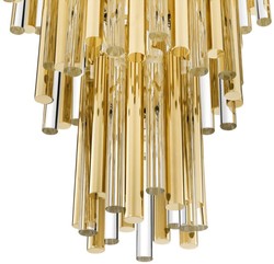 Casa Padrino araña de lujo oro diámetro 57 x H. 88 cm - muebles de hotel