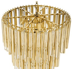 Casa Padrino araña de lujo oro diámetro 57 x H. 88 cm - muebles de hotel