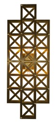 Casa Padrino lámpara de diseño de latón 22 x 14 x H. 57 cm - muebles de hotel