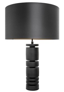 Casa Padrino lampe de table design noir mat 60,5 x H. 90 cm - mobilier de restaurant d'hôtel