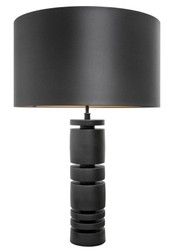 Casa Padrino lampe de table design noir mat 60,5 x H. 90 cm - mobilier de restaurant d'hôtel