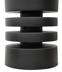 Casa Padrino lampe de table design noir mat 60,5 x H. 90 cm - mobilier de restaurant d'hôtel