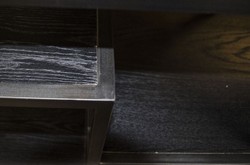 Casa Padrino estantería de diseño negro 80 x 40 x H. 210 cm - calidad de lujo