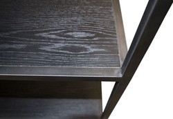 Casa Padrino estantería de diseño negro 80 x 40 x H. 210 cm - calidad de lujo