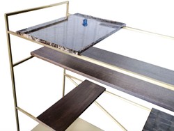 Casa Padrino mueble de sala de estar de lujo dorado 110 x 45 x H. 100,5 cm - armario de diseño