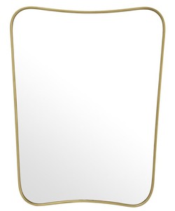 Casa Padrino espejo de lujo latón 59 x H. 76,5 cm - espejo de pared de diseño