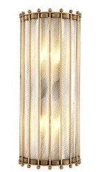 Casa Padrino luxury wall lamp antique brass 22 x 11 x H. 54 cm - Hotel Restaurant Collection