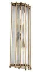 Casa Padrino luxury wall lamp antique brass 22 x 11 x H. 54 cm - Hotel Restaurant Collection