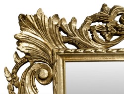 Casa Padrino Baroque Mirror Gold 110 x H. 195 cm - Antique Style Wall Mirror