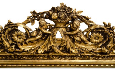Casa Padrino Antik Stil Wandspiegel Gold 142 x H. 100 cm - Barock Möbel