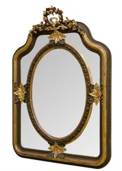 Casa Padrino espejo barroco dorado 90 x H. 120 cm - Muebles Antiguos de la Sala de Estar