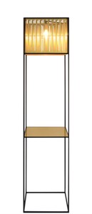 Casa Padrino luxury floor lamp with black powder coated frame - Hotel Collection