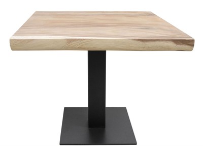 Casa Padrino table de salle à manger de luxe avec pied de table laqué noir - Qualité Luxe