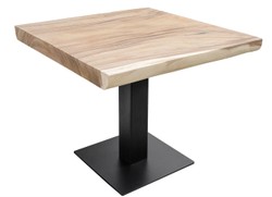 Casa Padrino table de salle à manger de luxe avec pied de table laqué noir - Qualité Luxe