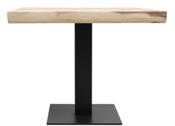 Casa Padrino table de salle à manger de luxe avec pied de table laqué noir - Qualité Luxe