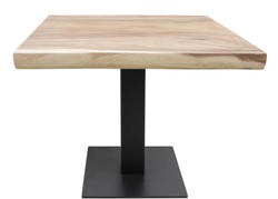 Casa Padrino table de salle à manger de luxe avec pied de table laqué noir - Qualité Luxe