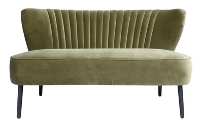 Casa Padrino sofá de la sala de estar de lujo verde 129 x 75 x H. 73,5 cm - Muebles de Diseño