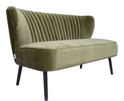 Casa Padrino Canapé de Salon de Luxe Vert 129 x 75 x H. 73,5 cm - Meubles Design