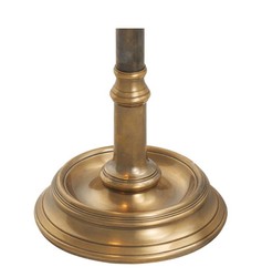 Casa Padrino luxury floor lamp vintage brass 21,5 x 20,5 x H. 130 cm - antique style furniture