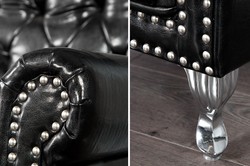Casa Padrino Baroque Throne Armchair Black - Throne chair
