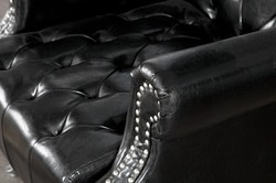 Casa Padrino Baroque Throne Armchair Black - Throne chair