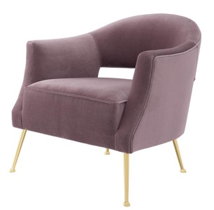 Casa Padrino Luxury Armchair Purple 71 x 75.5 x H. 74.5 cm - Hotel Furniture