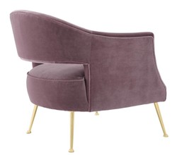 Casa Padrino Luxury Armchair Purple 71 x 75.5 x H. 74.5 cm - Hotel Furniture
