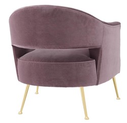 Casa Padrino Luxury Armchair Purple 71 x 75.5 x H. 74.5 cm - Hotel Furniture