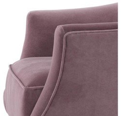 Casa Padrino Luxury Armchair Purple 71 x 75.5 x H. 74.5 cm - Hotel Furniture