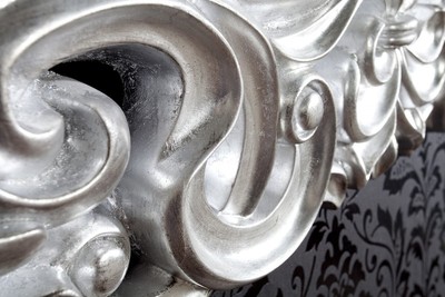Casa Padrino  Barock Wandspiegel Antik Silber  - Limited Edition