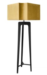 Casa Padrino lampadaire de luxe noir mat 75 x H. 188 cm - Mobilier de Restaurant de l'hôtel
