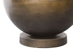 Casa Padrino lampe de table de luxe en bronze antique avec abat-jour rose vieux 50 x H. 93 cm - Hôtel Restaurant Meuble
