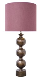 Casa Padrino lámpara de mesa de lujo bronce antiguo / rosa viejo 60 x H. 136 cm - Calidad de Lujo