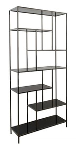 Casa Padrino armario de la estantería de lujo 98 x 35 x H. 210 cm - Muebles de Sala de Diseño