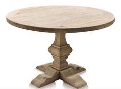 Casa Padrino luxury dining room table natural colors 120 x H. 76 cm - Dining Room Furniture