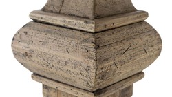 Casa Padrino luxury dining room table natural colors 120 x H. 76 cm - Dining Room Furniture