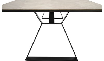 Casa Padrino Esstisch 200 x 100 x H. 76,5 cm - Luxus Esszimmermöbel
