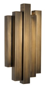 Casa Padrino lampada da parete in ottone d'ottone 20.5 x 13 x H. 40 cm - Edizione Limitata
