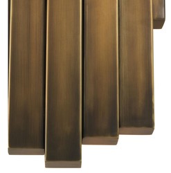 Casa Padrino lampada da parete in ottone d'ottone 20.5 x 13 x H. 40 cm - Edizione Limitata