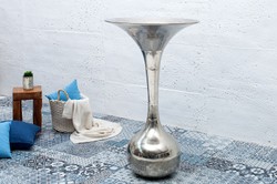 Vaso da fiori barocco stile antico di Casa Padrino in alluminio grezzo 90 cm - Vaso per piante - Decorazione hotel - Vaso portafiori con fiori Vaso da fiori barocco stile antico di Casa Padrino in alluminio grezzo 90 cm - Vaso per piante - Decorazione hotel - Vaso portafiori con fiori