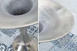 Vaso da fiori barocco stile antico di Casa Padrino in alluminio grezzo 90 cm - Vaso per piante - Decorazione hotel - Vaso portafiori con fiori Vaso da fiori barocco stile antico di Casa Padrino in alluminio grezzo 90 cm - Vaso per piante - Decorazione hotel - Vaso portafiori con fiori