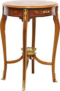 Casa Padrino Barock Beistelltisch mit Schublade Mahagoni Braun Intarsien Gold Furniture Baroque Side Table Möbel Luxus Luxury Casa Padrino Barock Beistelltisch mit Schublade Mahagoni Braun Intarsien Gold Furniture Baroque Side Table Möbel Luxus Luxury