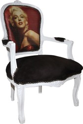 Casa Padrino Silla Barroco Salon Chair Marilyn Monroe - Barroco Antique Style Furniture - Mod3 - Edición limitada Casa Padrino Silla Barroco Salon Chair Marilyn Monroe - Barroco Antique Style Furniture - Mod3 - Edición limitada