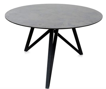 Casa Padrino tavolo da pranzo con piano in metallo rivestito in minerale 120 x H. 76 cm - Mobili da Sala di Design