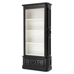 Casa Padrino luxe livres armoire noir solide bois salon meuble baroque art nouveau rococo vitrine magasin intérieur Casa Padrino luxe livres armoire noir solide bois salon meuble baroque art nouveau rococo vitrine magasin intérieur