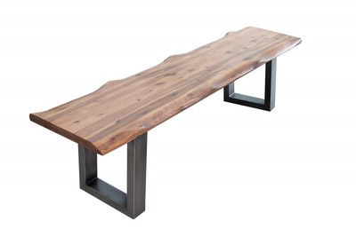 Casa Padrino banc de designer largeur naturelle 160 cm, hauteur 50 cm Casa Padrino banc de designer largeur naturelle 160 cm, hauteur 50 cm
