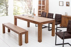 Banco de diseño Casa Padrino ancho natural 140 cm, altura 45 cm