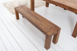 Banco de diseño Casa Padrino ancho natural 140 cm, altura 45 cm