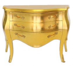 Casa Padrino Baroque Dresser Gold 100 cm - Salon de style ancien